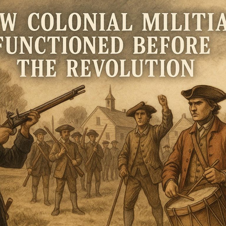 How Colonial Militias Functioned Before the Revolution