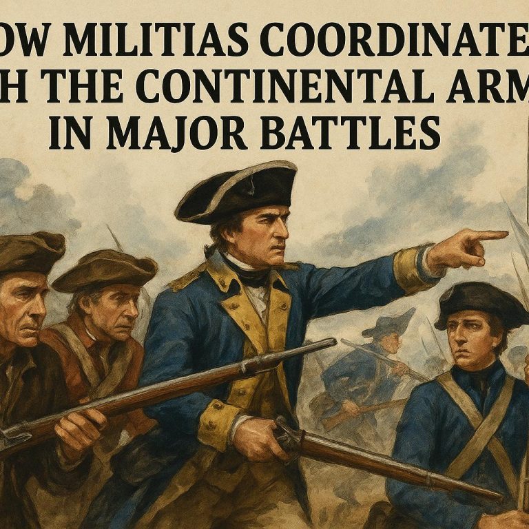 How Militias Coordinated with the Continental Army in Major Battles