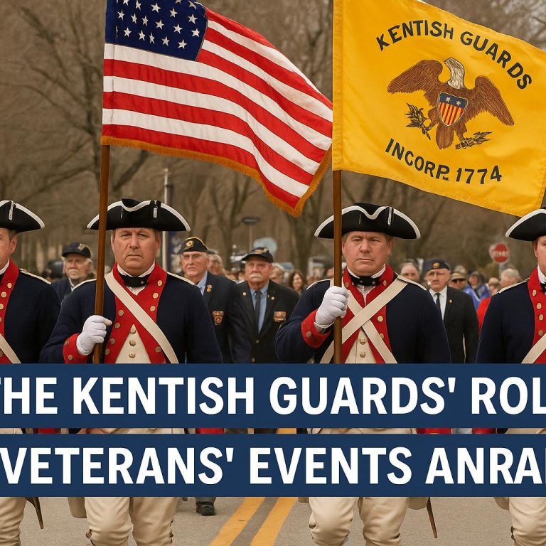 The Kentish Guards’ Role in Veterans' Events and Parades