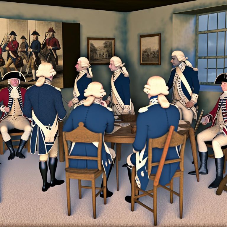 The Leadership Structure of the Kentish Guards in 1774