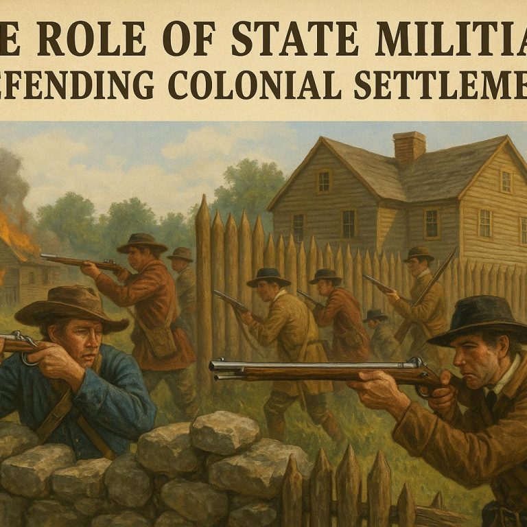The Role of State Militias in Defending Colonial Settlements