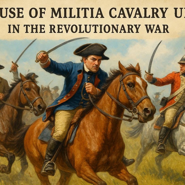 The Use of Militia Cavalry Units in the Revolutionary War